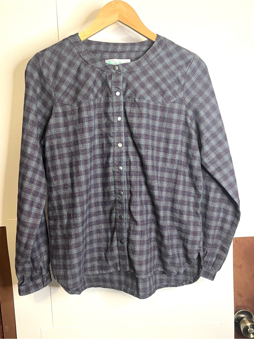 Aventura Women’s Size S “Carly” Plaid Snap-Front Flannel Shirt
